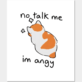 No talk me Posters and Art